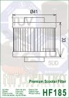 Olejový filter HIFLOFILTRO HF185