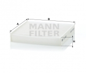MANN FILTER Kabínový filter CU 1827