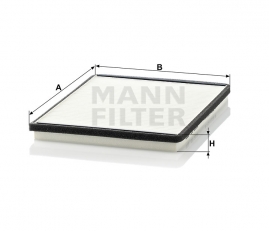 MANN FILTER Kabínový filter CU 2530