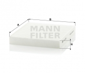 MANN FILTER Kabínový filter CU 2351