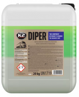 K2 DIPER 20kg 2-zložkový prostriedok - na nečistoty