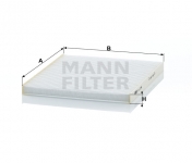 MANN FILTER Kabínový filter CU 2336