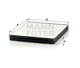 MANN FILTER Kabínový filter CU 2441