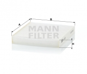 MANN FILTER Kabínový filter CU 19 001