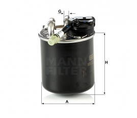 MANN FILTER Palivový filter WK 820/17