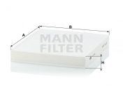 MANN FILTER Kabínový filter CU 2141