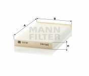MANN FILTER Kabínový filter CU 15 001