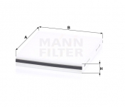 MANN FILTER Kabínový filter CU 22 003