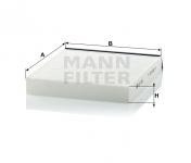MANN FILTER Kabínový filter CU 2240