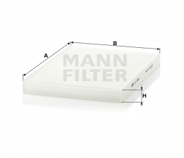 MANN FILTER Kabínový filter CU 2882