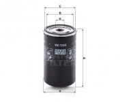 MANN FILTER Filter hydrauliky WD 724/6