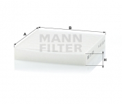 MANN FILTER Kabínový filter CU 1835