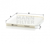 MANN FILTER Kabínový filter CU 1912