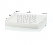 MANN FILTER Kabínový filter CU 2245