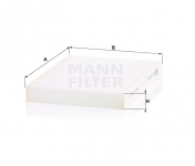 MANN FILTER Kabínový filter CU 2335