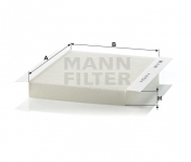 MANN FILTER Kabínový filter CU 2680