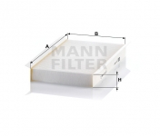 MANN FILTER Kabínový filter CU 2747