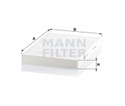 MANN FILTER Kabínový filter CU 3037