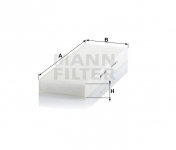 MANN FILTER Kabínový filter CU 3869