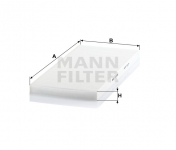MANN FILTER Kabínový filter CU 4594