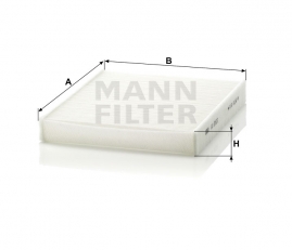MANN FILTER Kabínový filter CU 2533-2