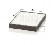 MANN FILTER Kabínový filter CU 2513