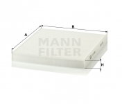MANN FILTER Kabínový filter CU 23 009