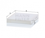 MANN FILTER Kabínový filter CU 2232/1