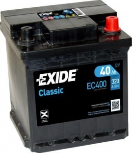 Exide Classic 12V 40Ah 320A EC400