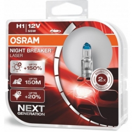 OSRAM Night Breaker Laser H1 P14,5s 12V 55W 64150NL-HCB 2ks