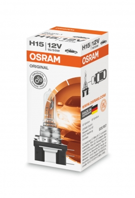 OSRAM Original H15 12V 55/15W PGJ23T-1 64176