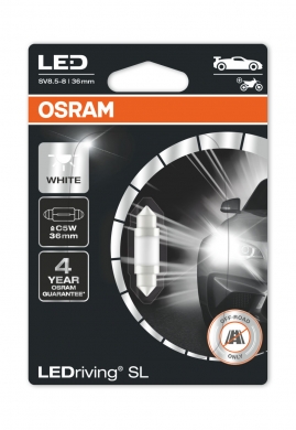 OSRAM LEDriving SL 6418DWP-01B C5W SV8.5-8 12V 0,6W