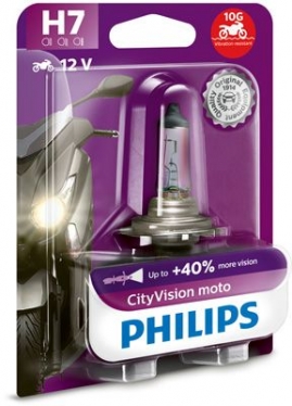 PHILIPS CityVision H7 PX26d 12V 55W 12972CTVBW