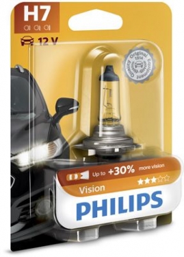 PHILIPS Vision H7 PX26d 12V 55W 12972PRB1
