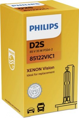 PHILIPS Xenon Vision D2S P32d-2 85V 35W 85122VIC1