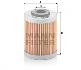 MANN FILTER Olejový filter MH 54/1