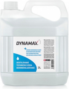 DYNAMAX Destilovaná technická voda demineralizovaná 2l