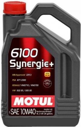 Motul 6100 Synergie+ 10W-40 4 l