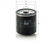MANN FILTER Olejový filter W 714/4