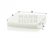 MANN FILTER Kabínový filter CU 2545